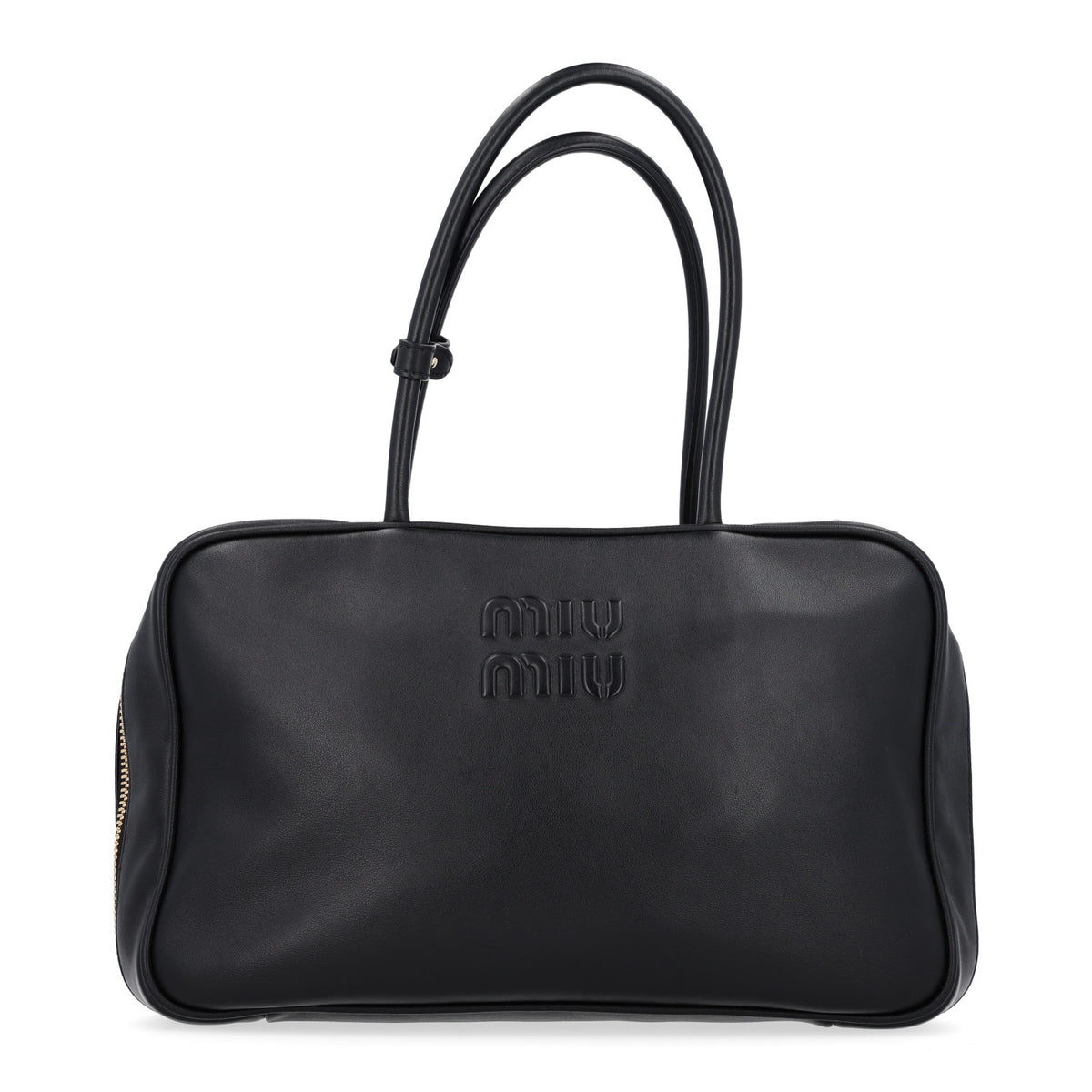 Soft Calf Softy Large Beau Top Handle Bag Black