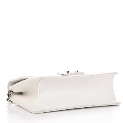 Christian Dior Lambskin Cannage Miss Dior Promenade Pouch White 4 of 7