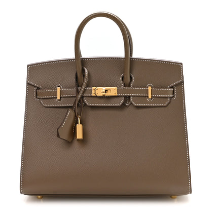 Hermes Epsom Birkin Sellier 25 Etoupe 1 of 10