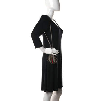 Gucci GG Supreme Monogram Web Mini Ophidia Round Bag Beige New Acero 3 of 8