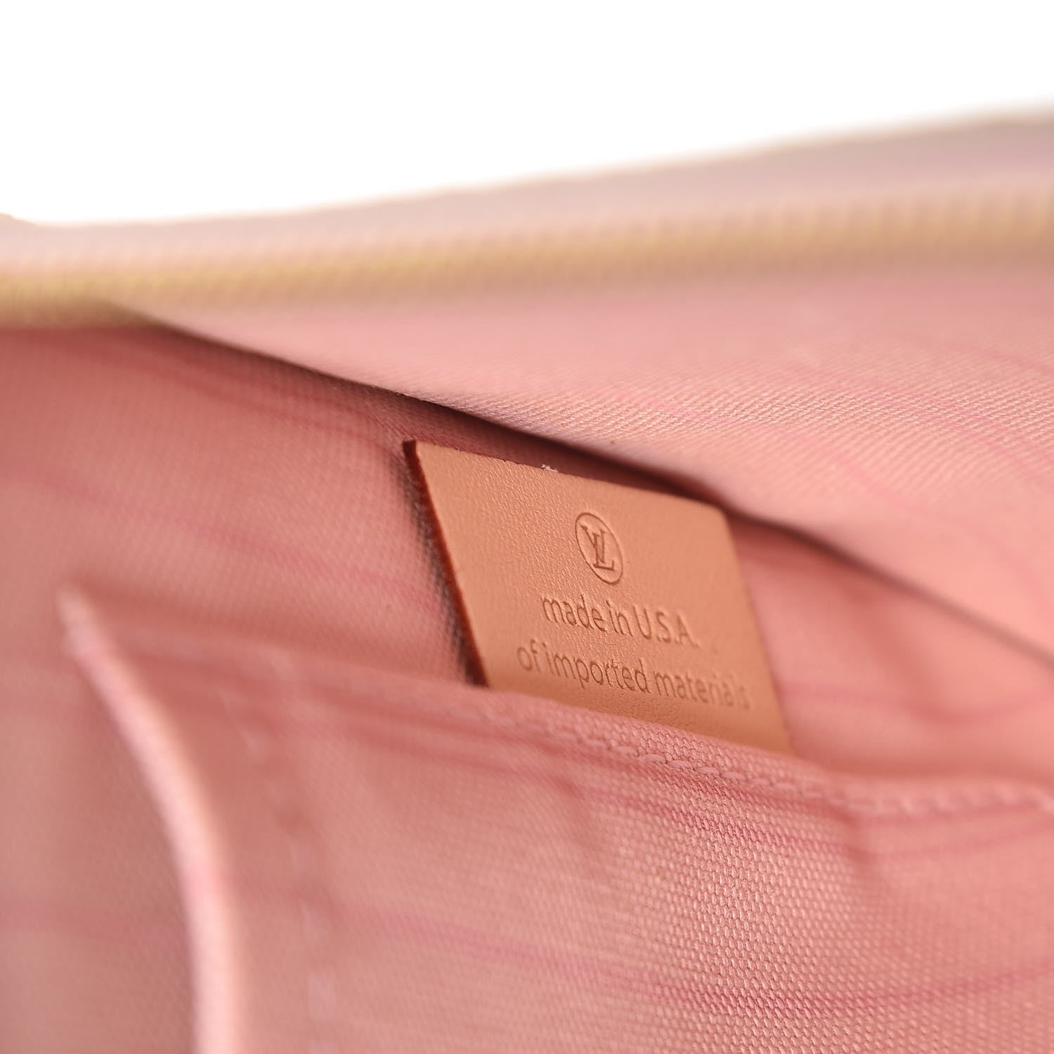 Louis Vuitton Damier Azur Neverfull MM GM Pochette Rose Ballerine 7 of 8