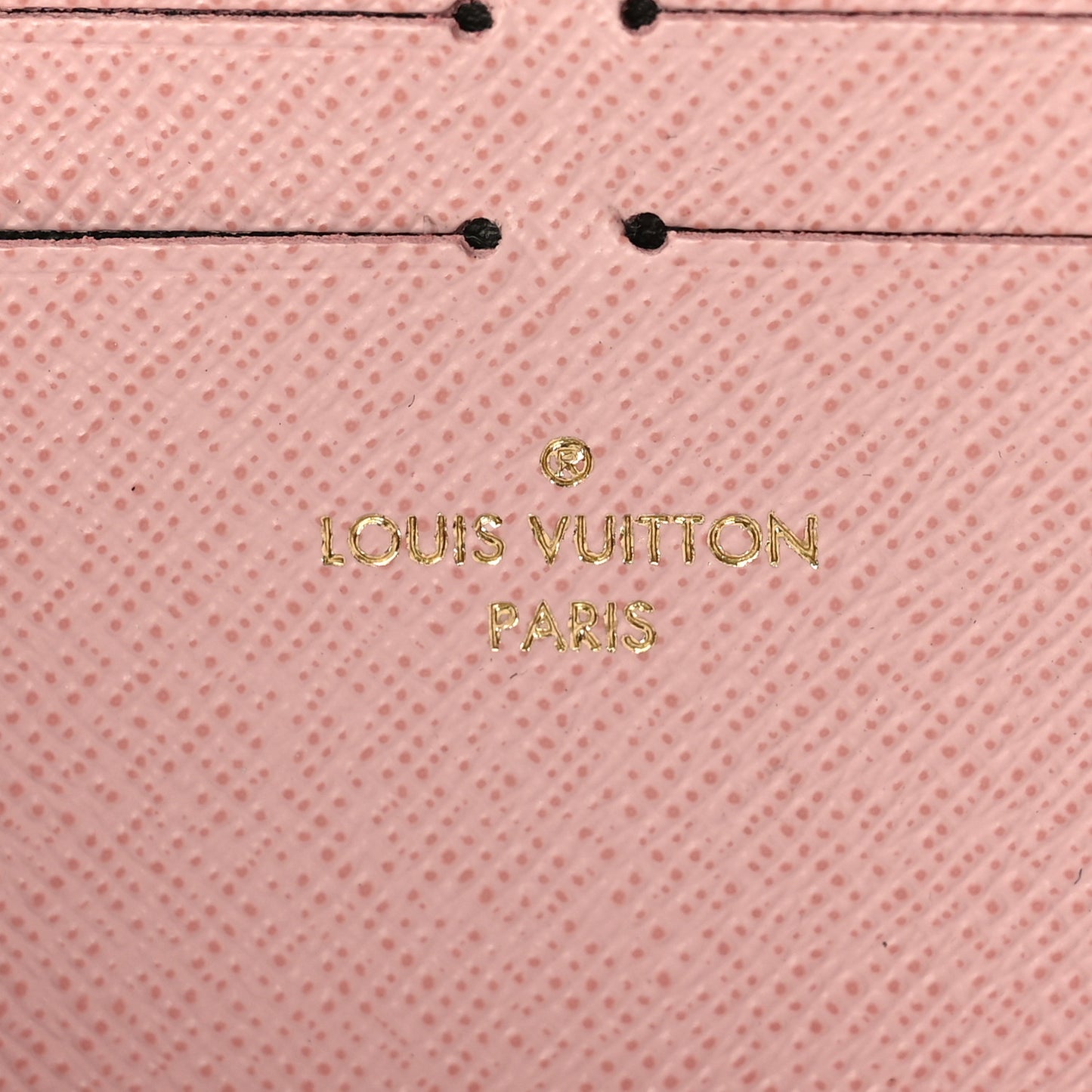 Monogram Clemence Wallet Rose Ballerine