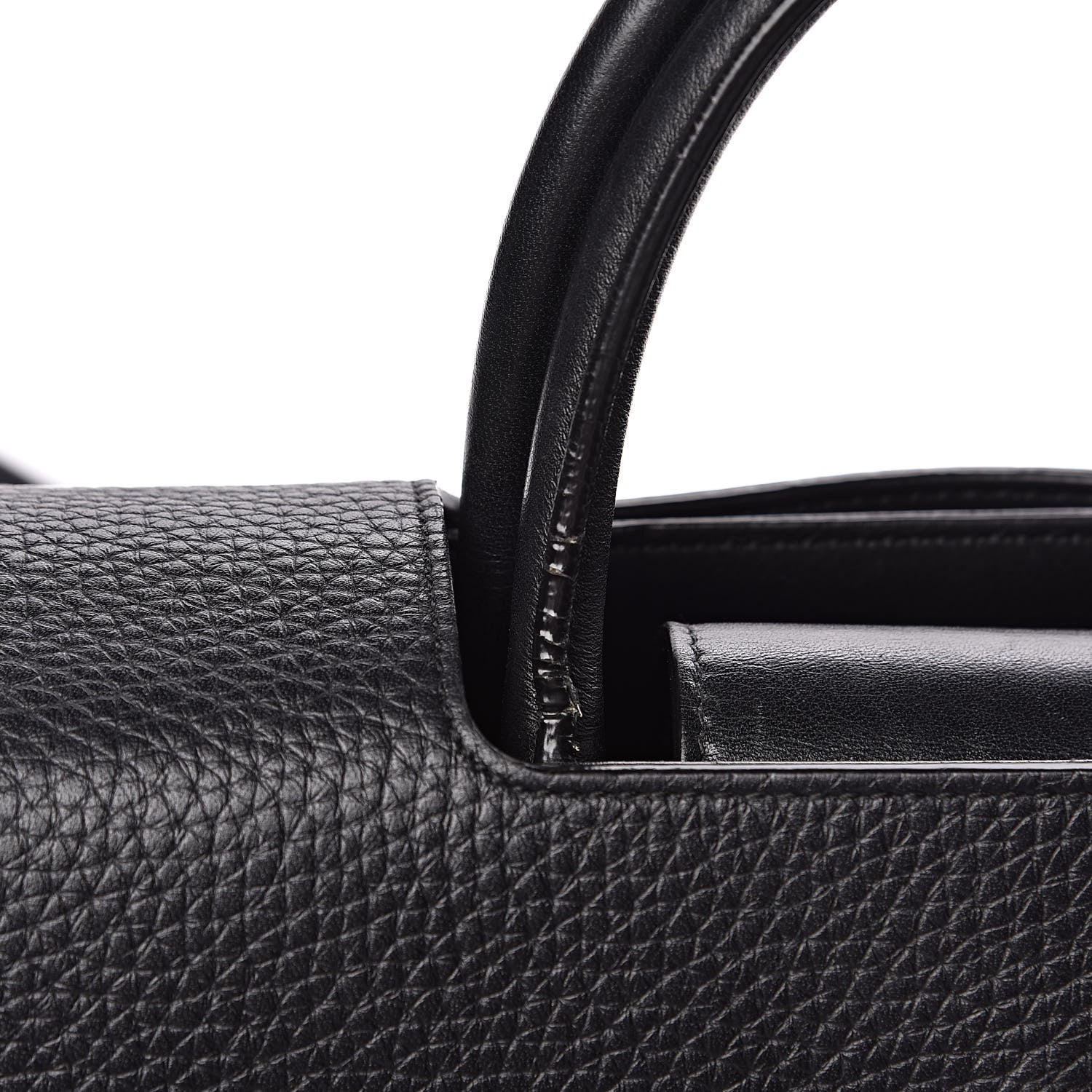Christian Dior Grained Calfskin Medium Diorever Flap Black 9 of 13