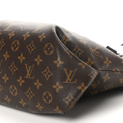 Louis Vuitton Monogram Flower Zipped Tote MM Black 9 of 11