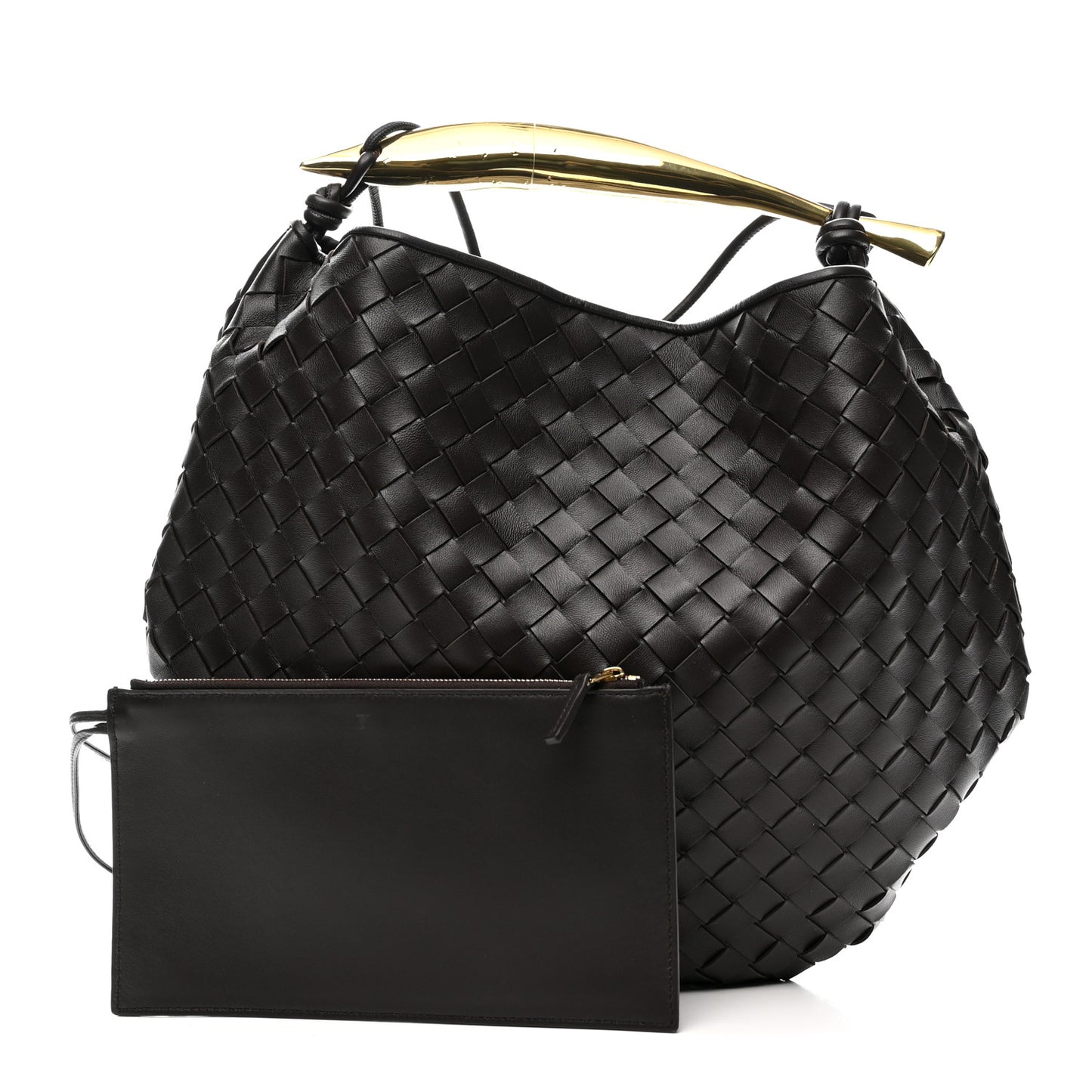 Nappa Intrecciato Medium Sardine Bag Fondant