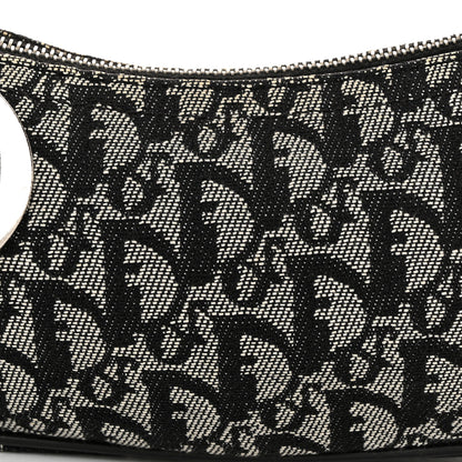 Christian Dior Monogram Shoulder Bag Pochette Blue 8 of 11