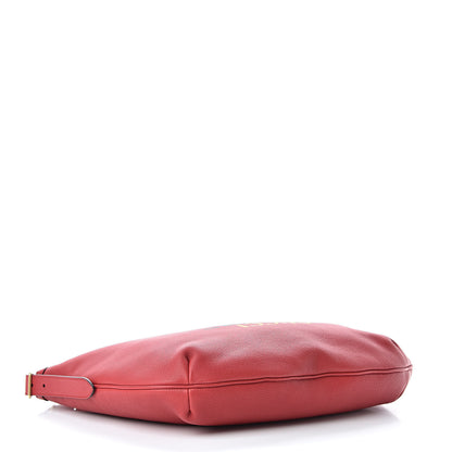 Gucci Grained Calfskin Logo Half Moon Hobo Red 4 of 10