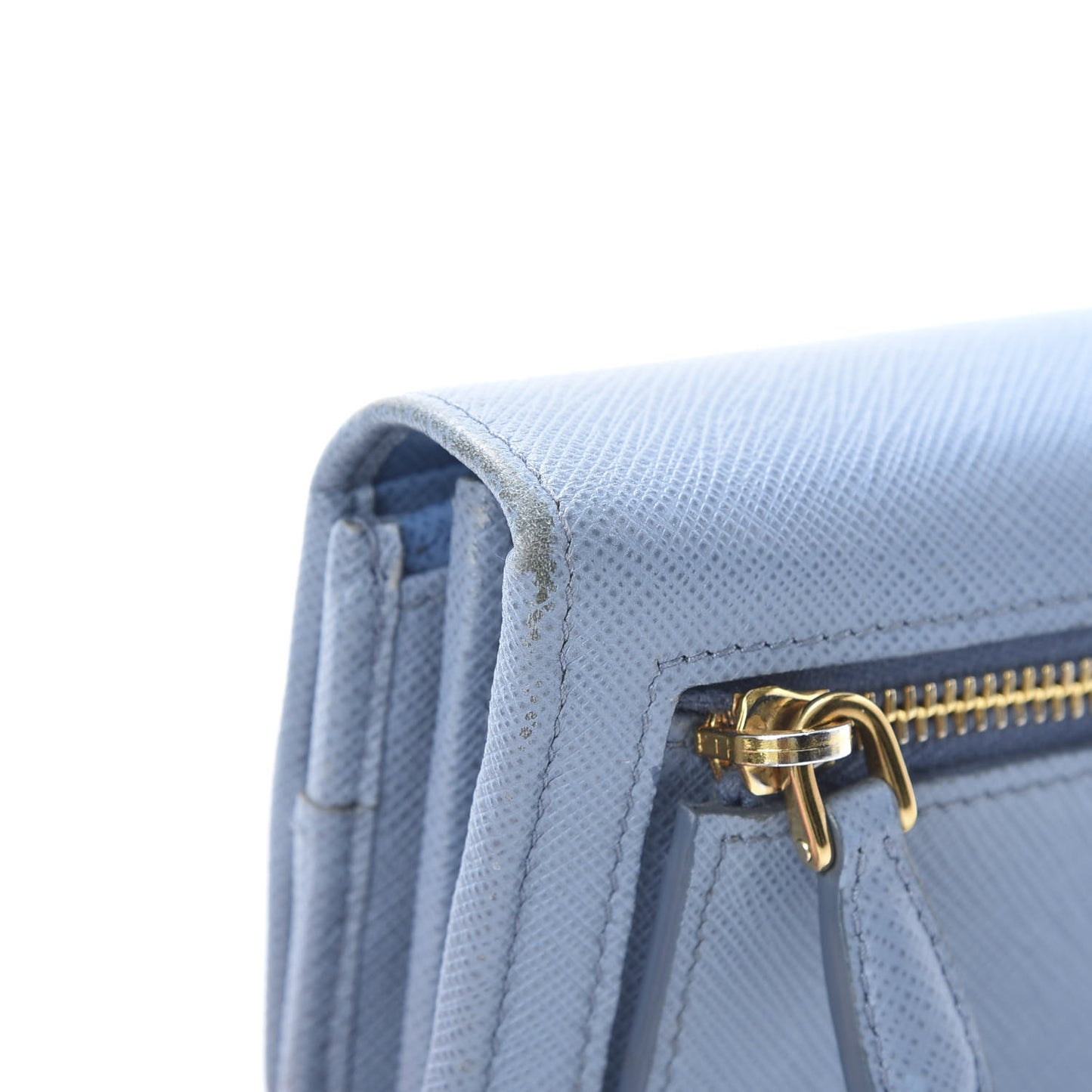 Saffiano Multicolor Continental Flap Wallet Astrale Mare