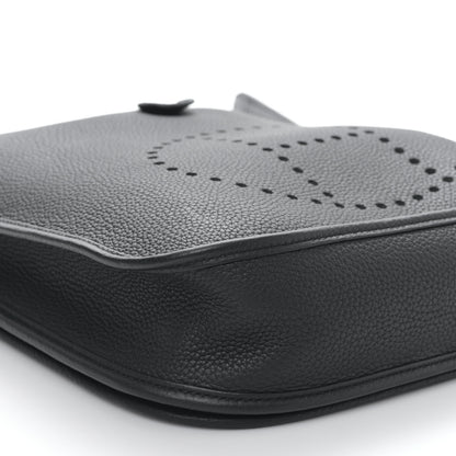 Hermes Taurillon Clemence Evelyne III PM Black 7 of 8