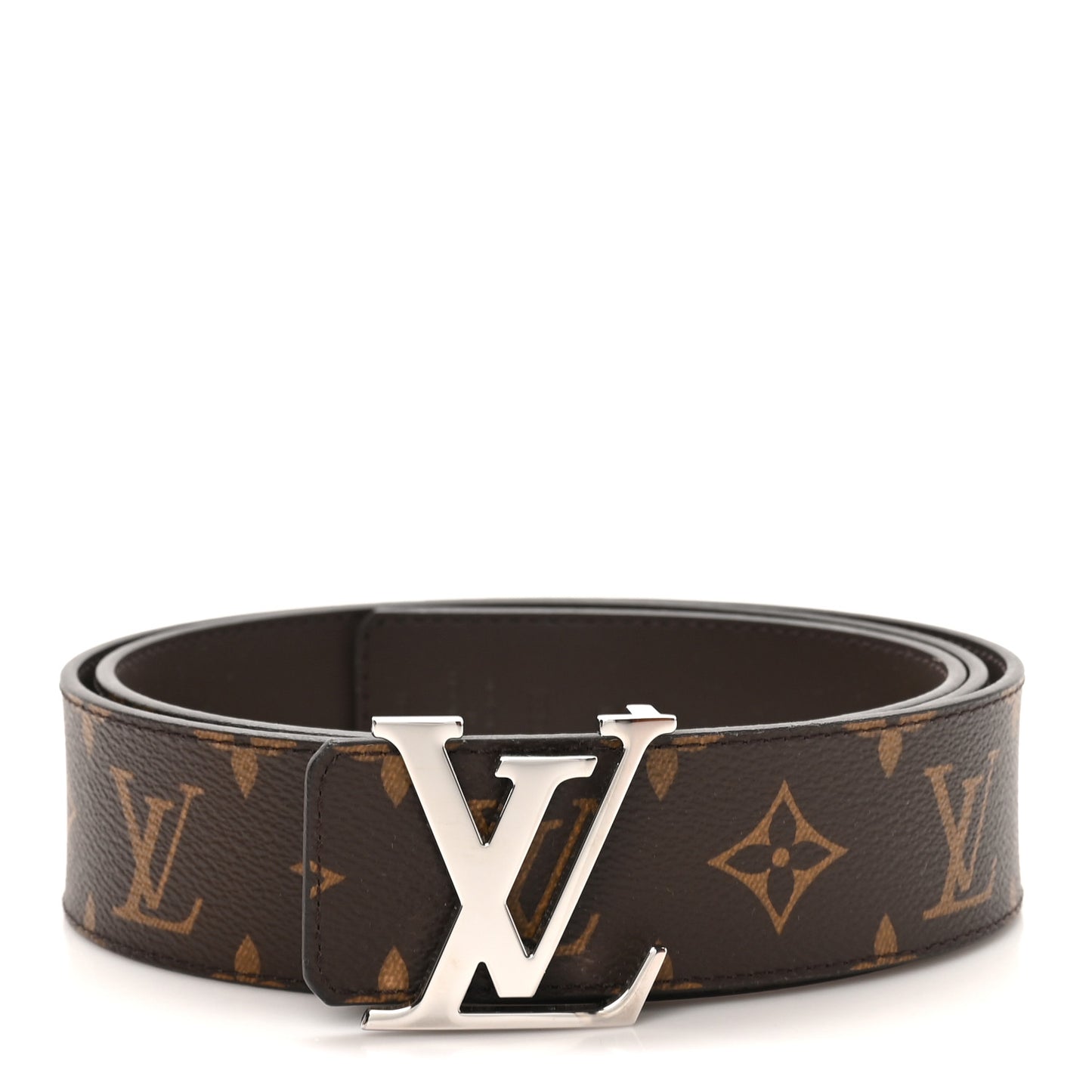 Monogram Calfskin 40mm LV Initiales Reversible Belt 100 40 Brown