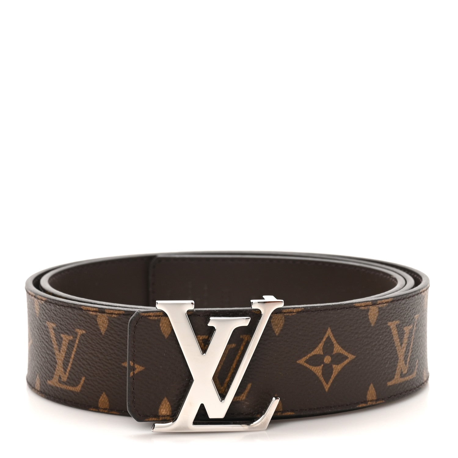 Louis Vuitton Monogram Calfskin 40mm LV Initiales Reversible Belt 100 40 Brown 1 of 8
