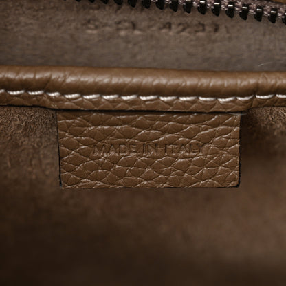 Celine Drummed Calfskin Nano Luggage Souris 7 of 11