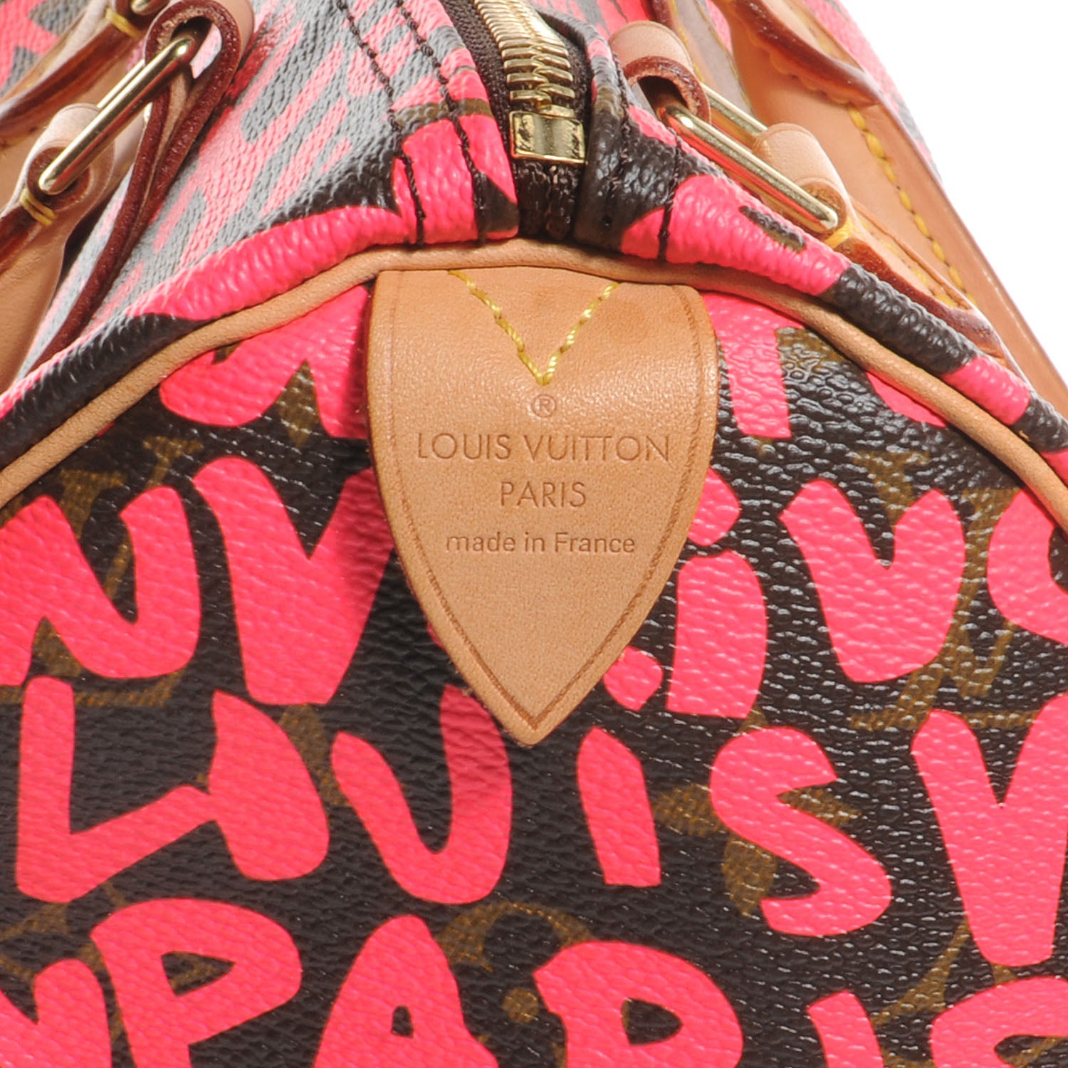 Louis Vuitton Monogram Graffiti Speedy 30 Fuchsia 6 of 7