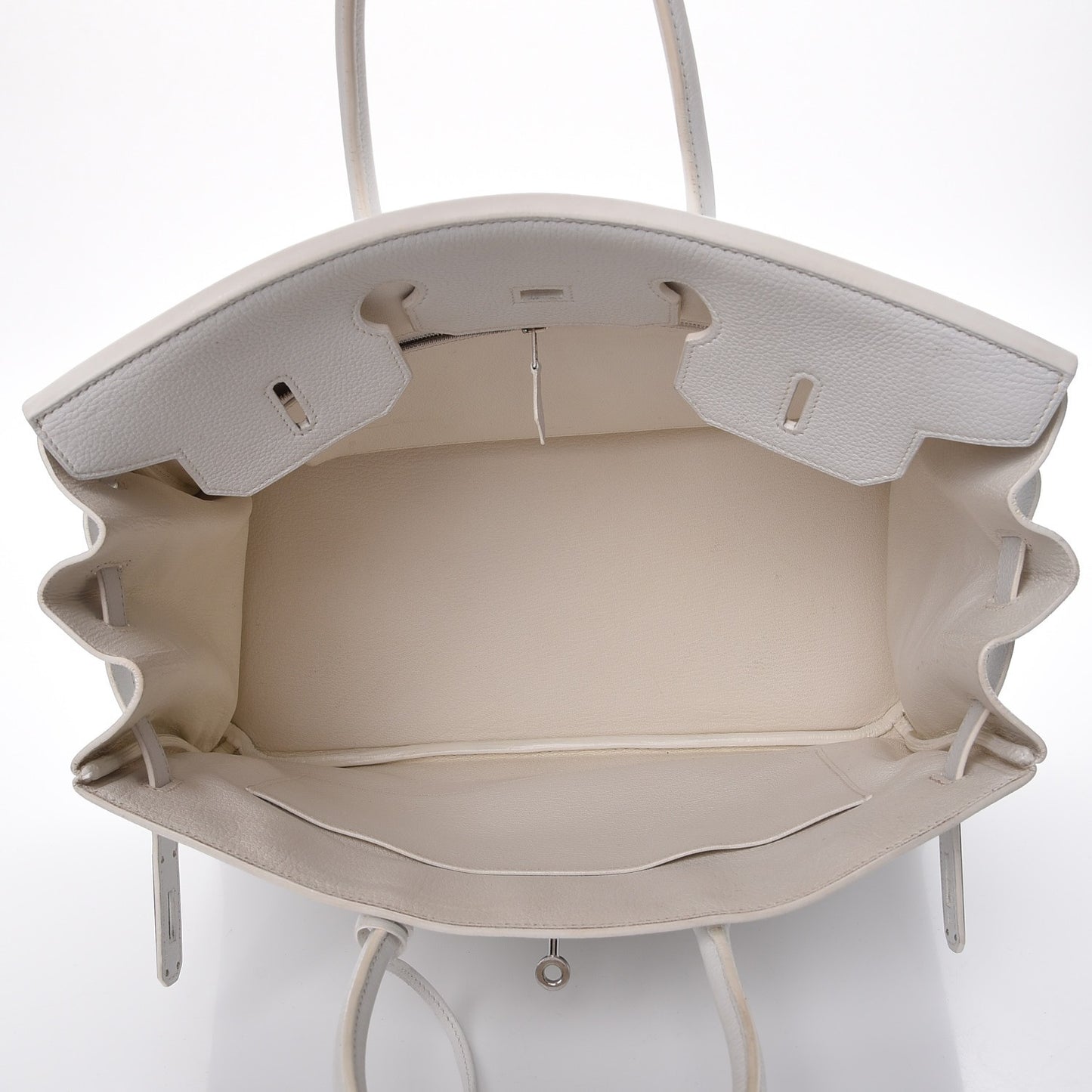 Taurillon Clemence Birkin 35 White