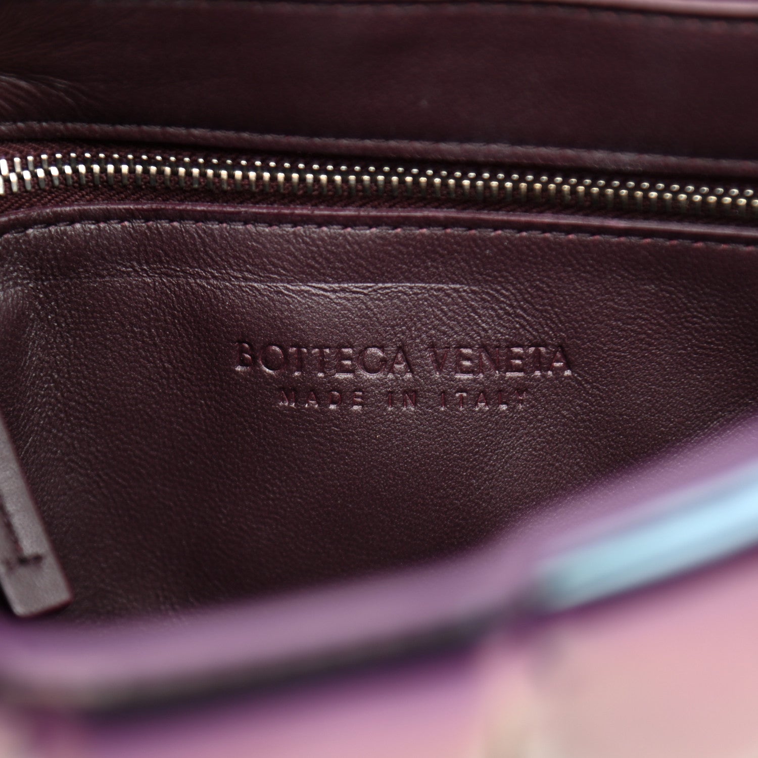 Bottega Veneta Glossy Nail Polish Nappa Maxi Intreccio Padded Cassette Crossbody Bag Holographic 5 of 9