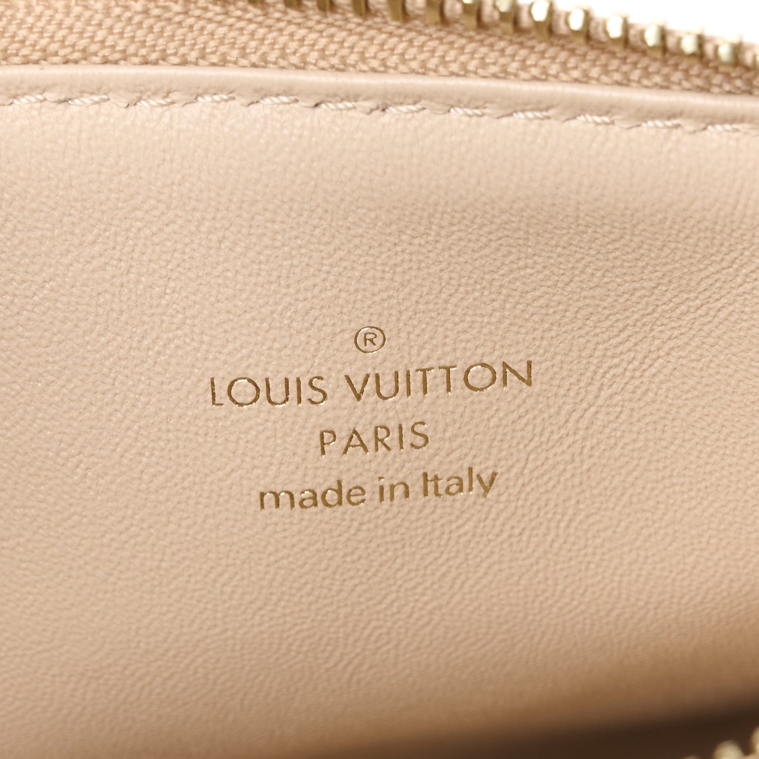 Louis Vuitton Metallic Lambskin Embossed Monogram Coussin BB Light Gold 8 of 12