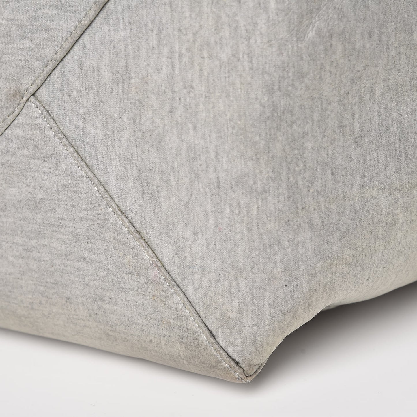 Wool Medium Horizontal Cabas Phantom Pearl Grey