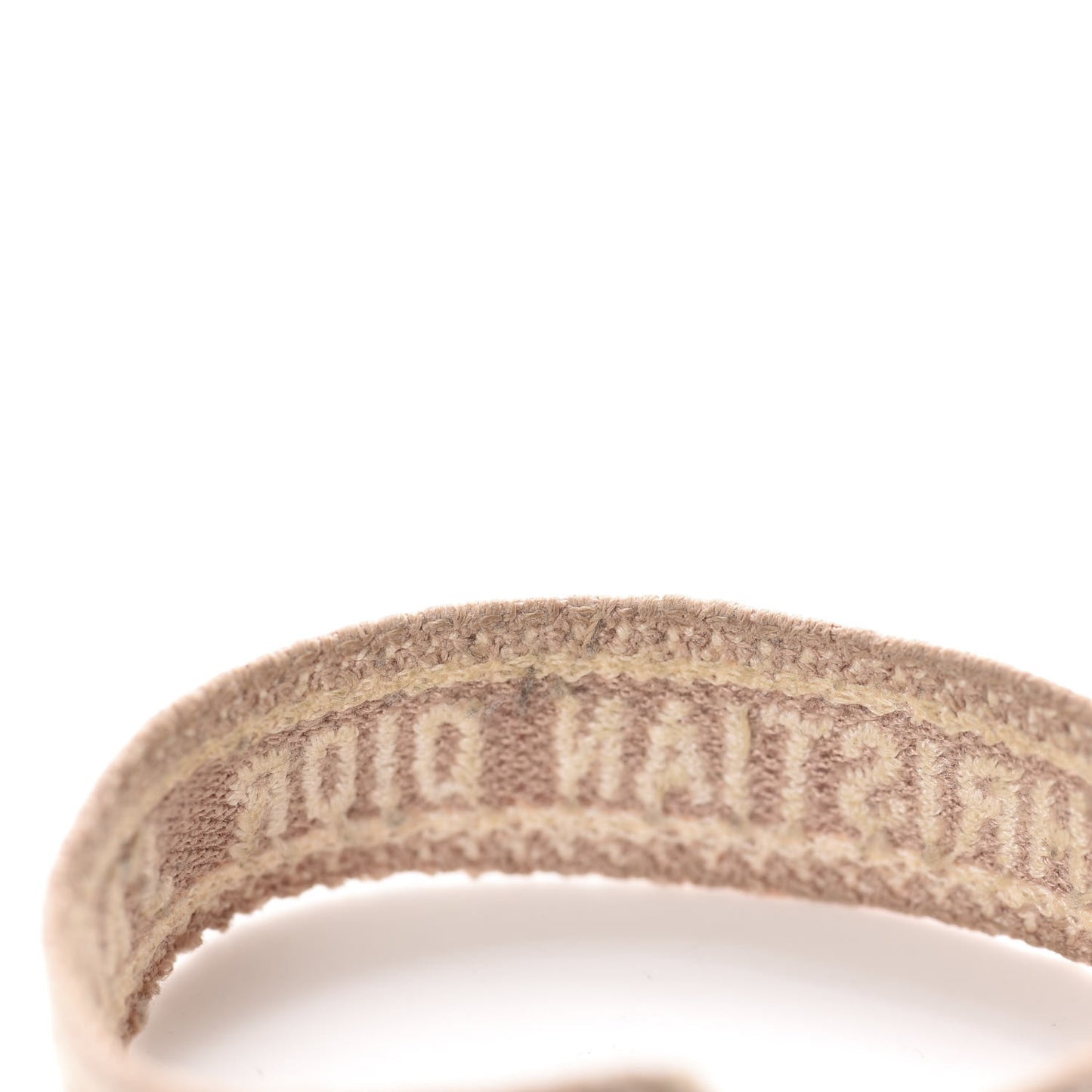 Woven Cotton J'Adior Friendship Bracelet Nude