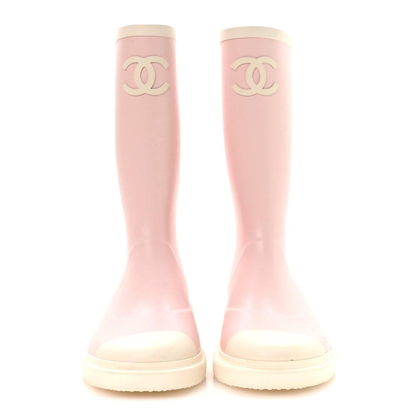 Caoutchouk CC High Boots 39 Light Pink White