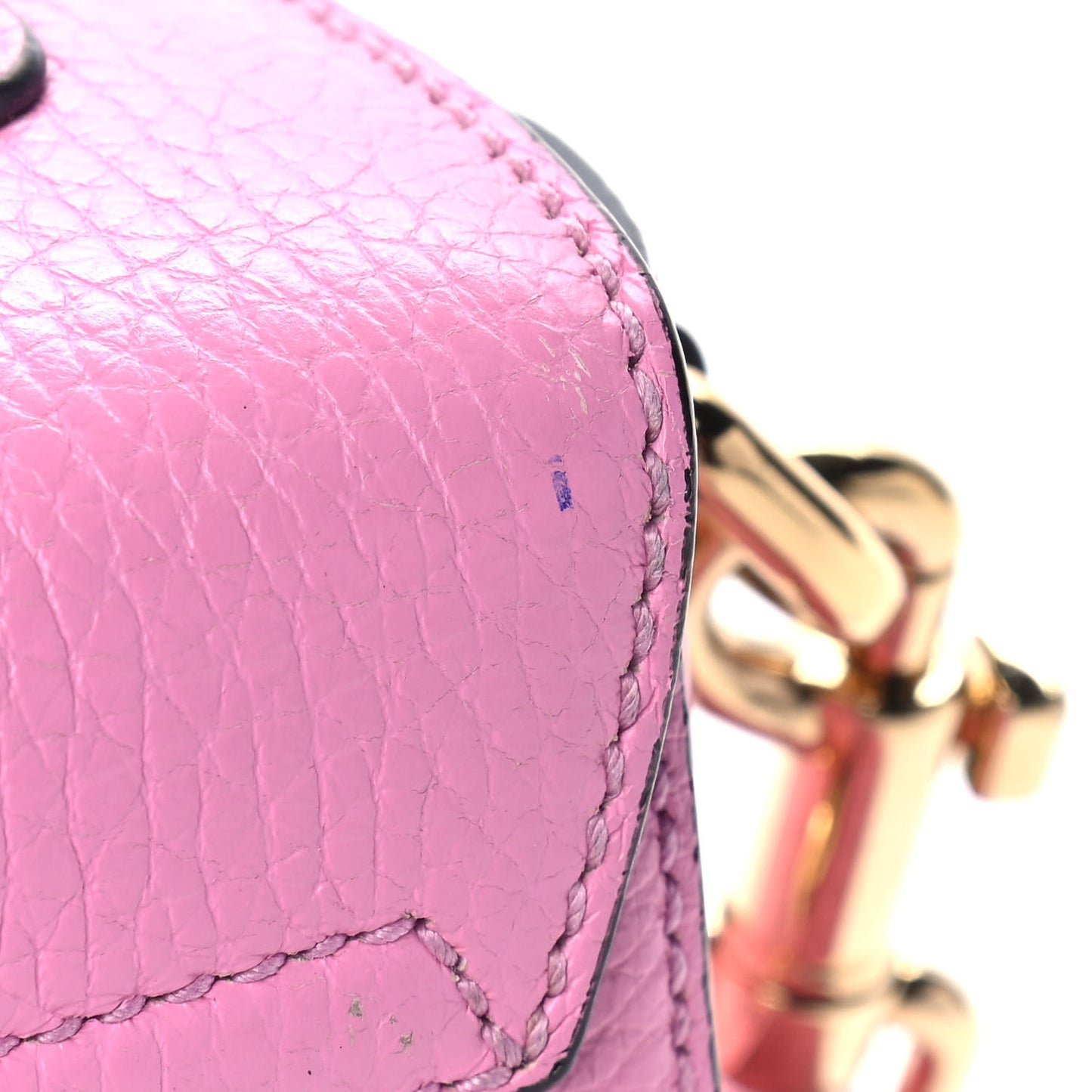 Calfskin Miss Bonita Top Handle Bag Rosa Chiaro