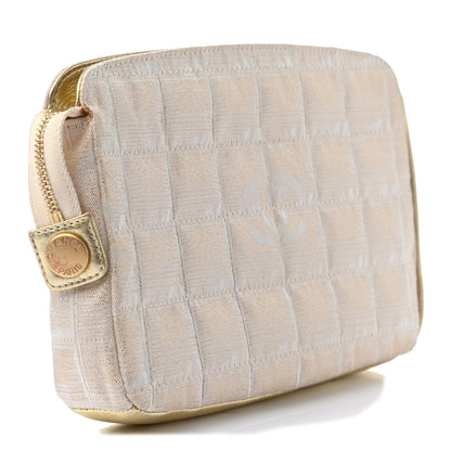 Chanel Nylon Travel Pouch Beige 3 of 8