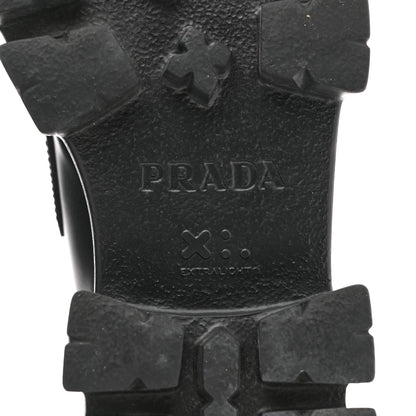 Prada Spazzolato Rois Metal Triangle Logo Monolith 55mm Loafers 38.5 Black 37.5 Black 8 of 11