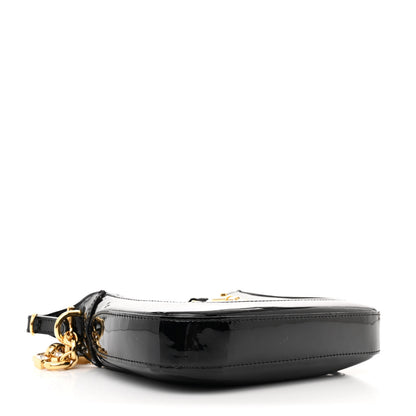 Gucci Patent Mini Jackie 1961 Crystal Hobo Black 4 of 13