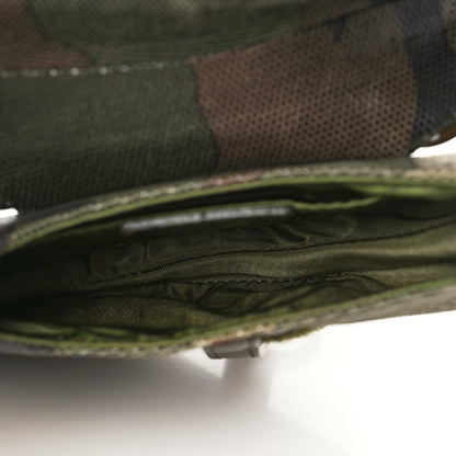 Christian Dior Pixelated Calfskin Camouflage Saddle Belt Bag 4 of 8