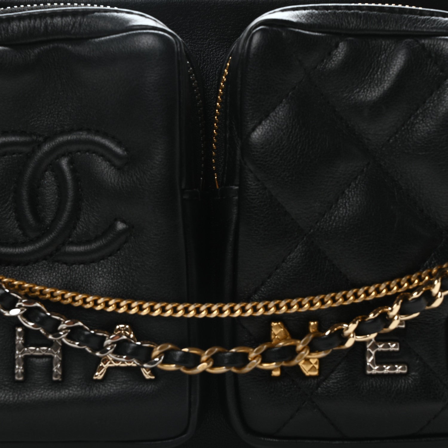Chanel Calfskin Quilted Small Camera Case Black 8 of 11