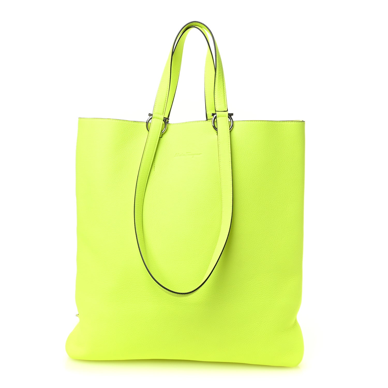 Salvatore Ferragamo Calfskin Gancini Anchor Tote Tennis 1 of 10