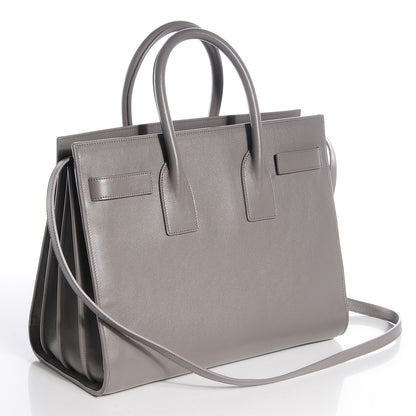 Saint Laurent Calfskin Small Sac De Jour Fog 3 of 8