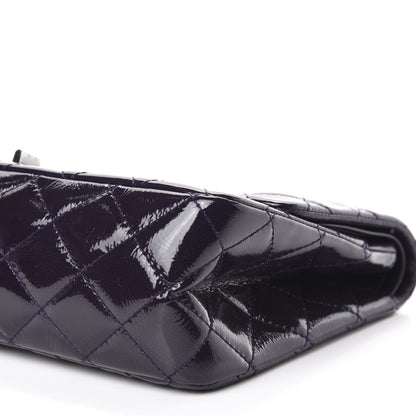 Chanel Distressed Patent Quilted 2.55 Reissue 227 Flap Purple 7 of 14