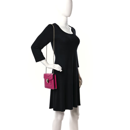 Bulgari Calfskin Small Serpenti Forever Snake Strap Crossbody Bag Pink 2 of 8