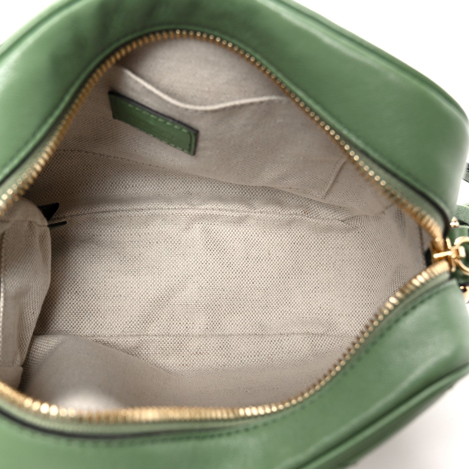 Gucci Sakai Be Green Calfskin Diagonal Stitched Small Blondie