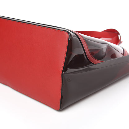Valentino Garavani PVC Vlogo Escape Tote Red 9 of 10