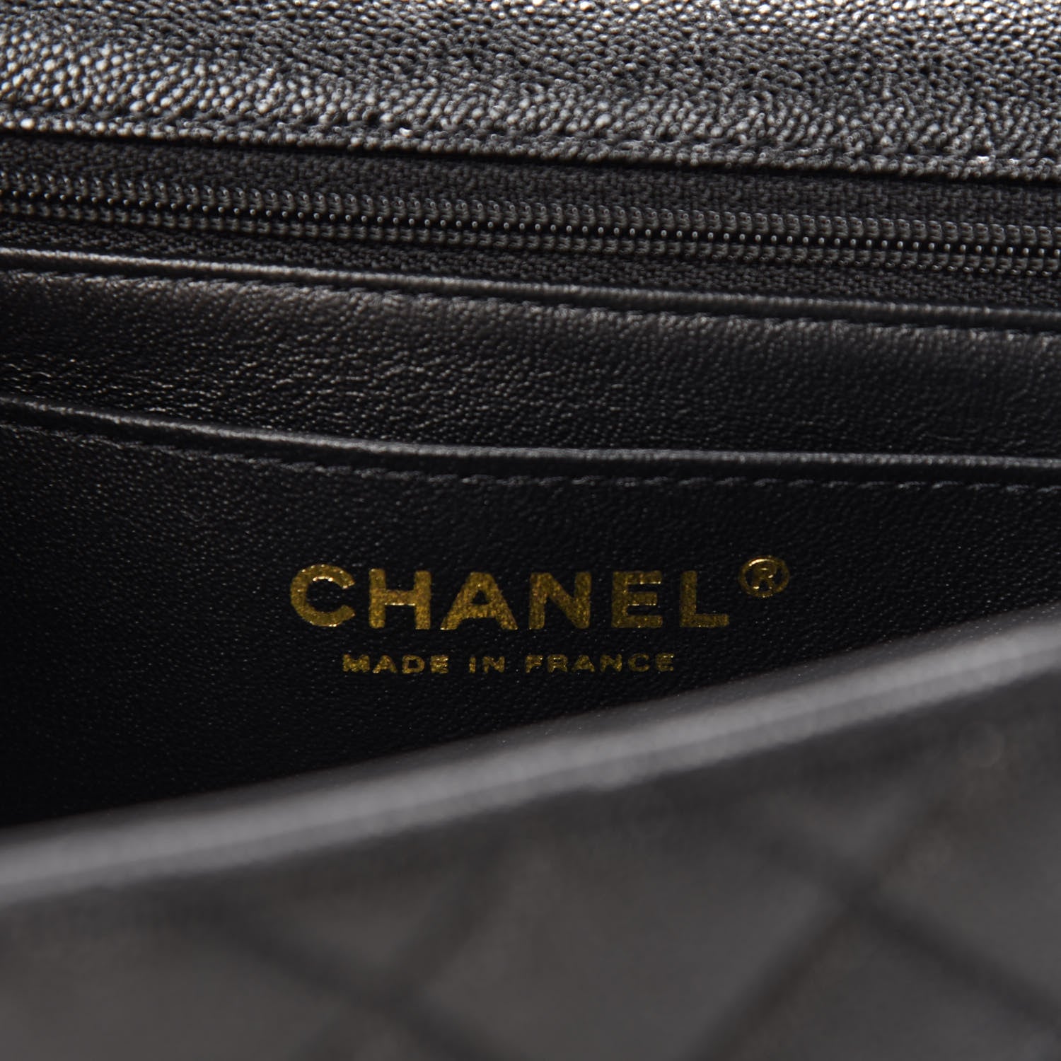 Chanel Caviar Quilted Mini Top Handle Rectangular Flap Black 8 of 11