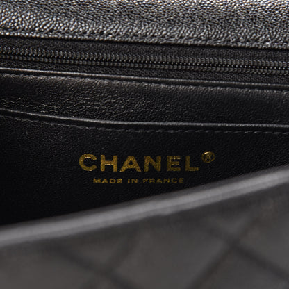 Chanel Caviar Quilted Mini Top Handle Rectangular Flap Black 8 of 11