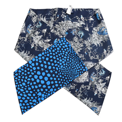 Hermes Silk Equateur Maxi Twilly Marine Bleu Gitane 1 of 4