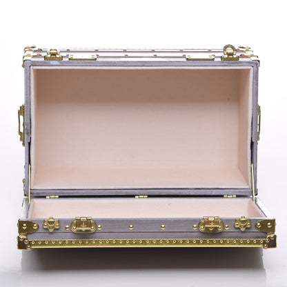 Louis Vuitton Mini Malle Zinc Trunk Paperweight Jewelry Box 6 of 11