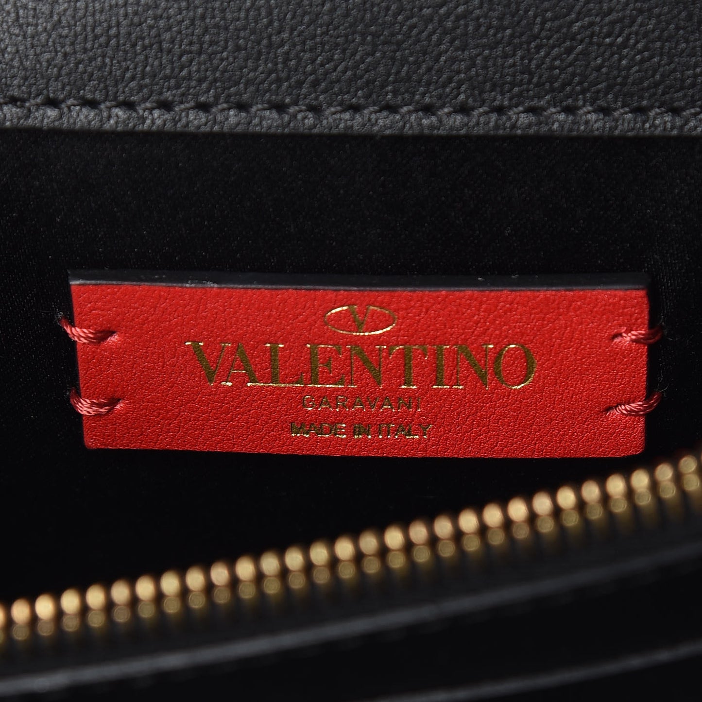 Smooth Calfskin Mini VRing Crossbody Bag Black