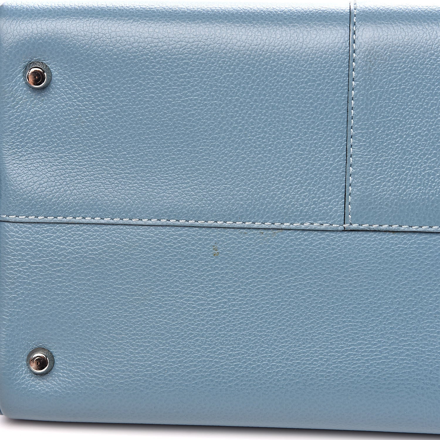 Delvaux Calfskin MM Brillant Satchel Blue 9 of 13