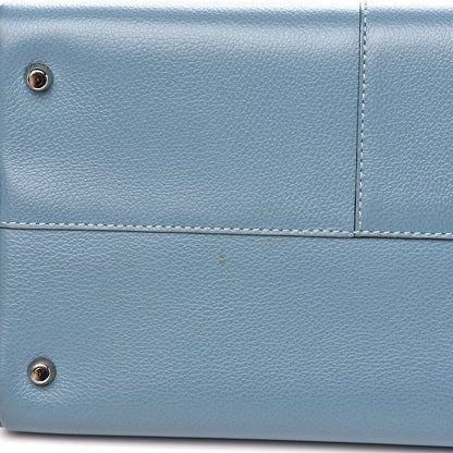 Delvaux Calfskin MM Brillant Satchel Blue 9 of 13