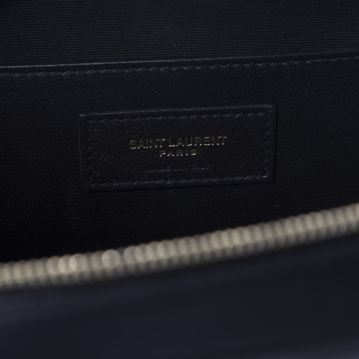 Saint Laurent Lambskin Matelasse Vicky Monogram Belt Bag Black 8 of 8