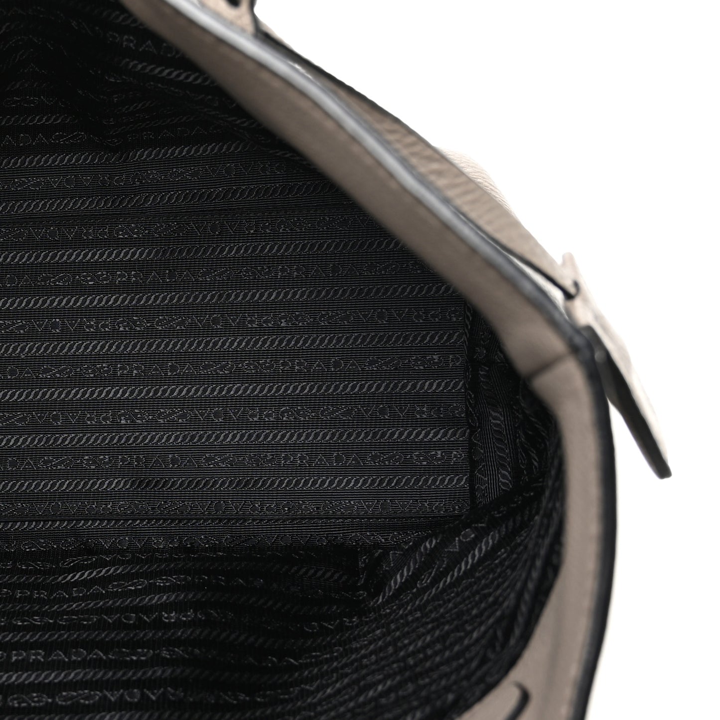 Vitello Phenix Embossed Logo Tote Argilla