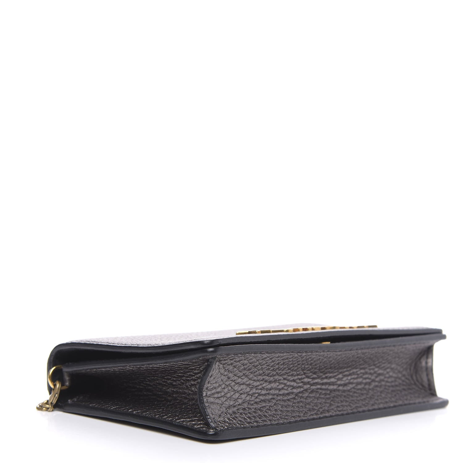 Christian Dior Metallic Grained Calfskin J'adior Clutch Gunmetal 5 of 10