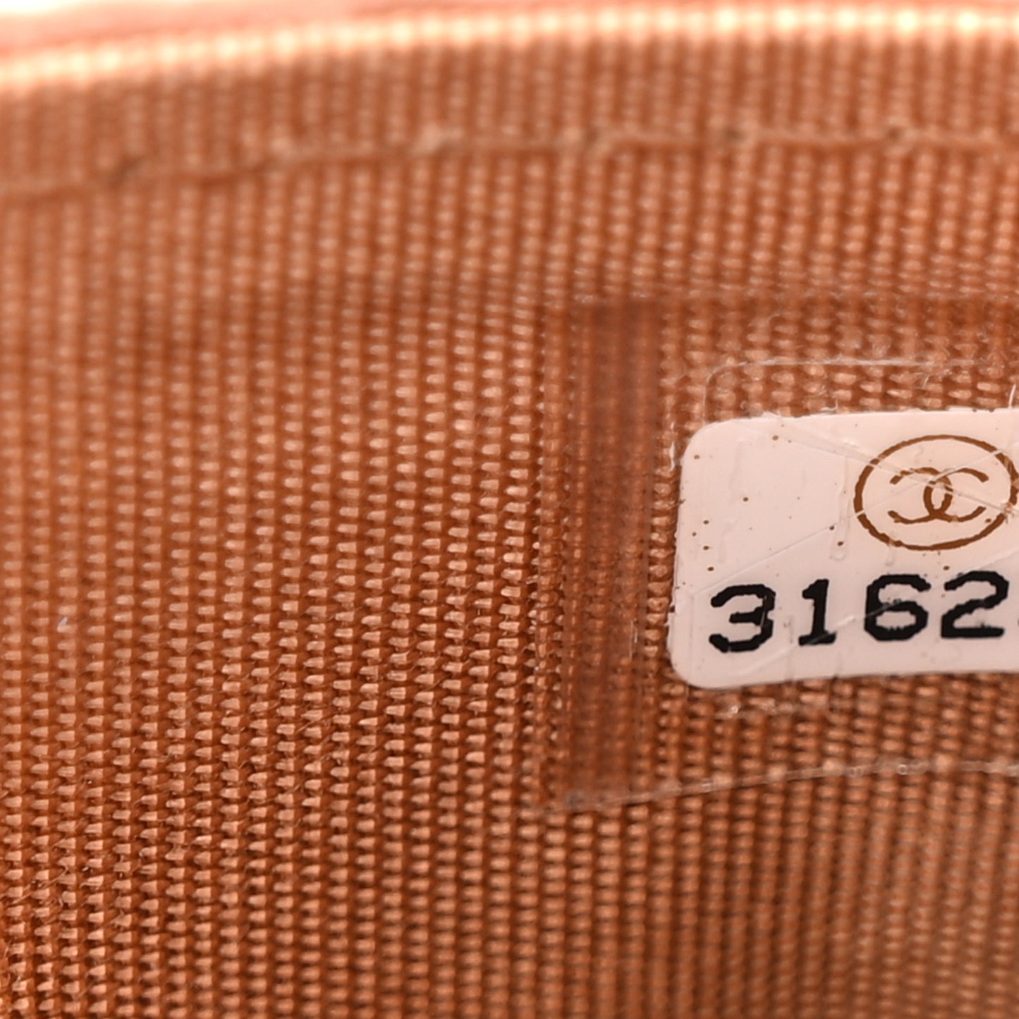 Lambskin Quilted Chanel 19 Card Holder Brown