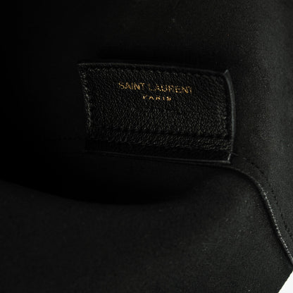 Saint Laurent Calfskin Large Shopping Tote Black 6 of 7
