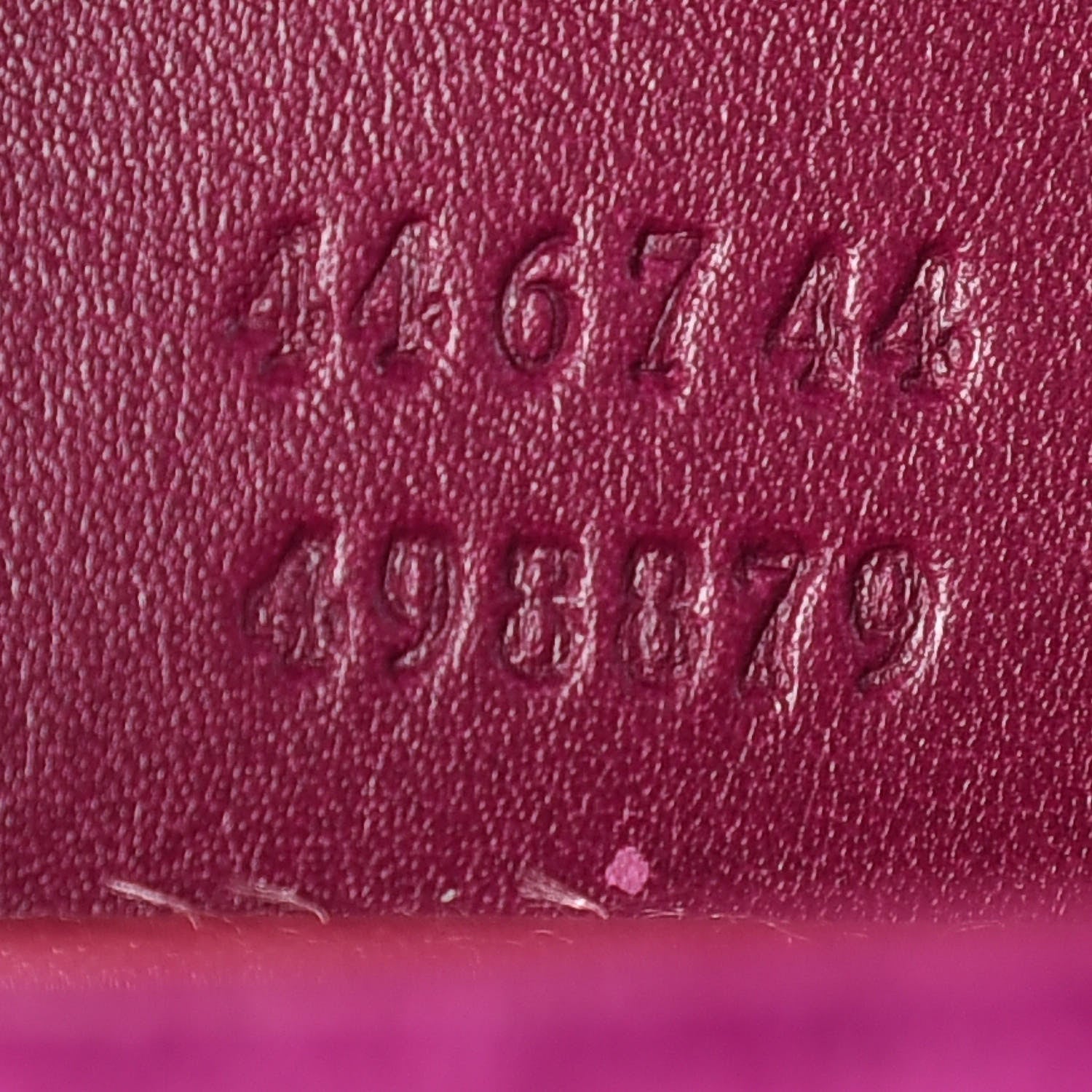 Gucci Velvet Matelasse Embroidered Mini GG Marmont Shoulder Bag Bordeaux 9 of 11