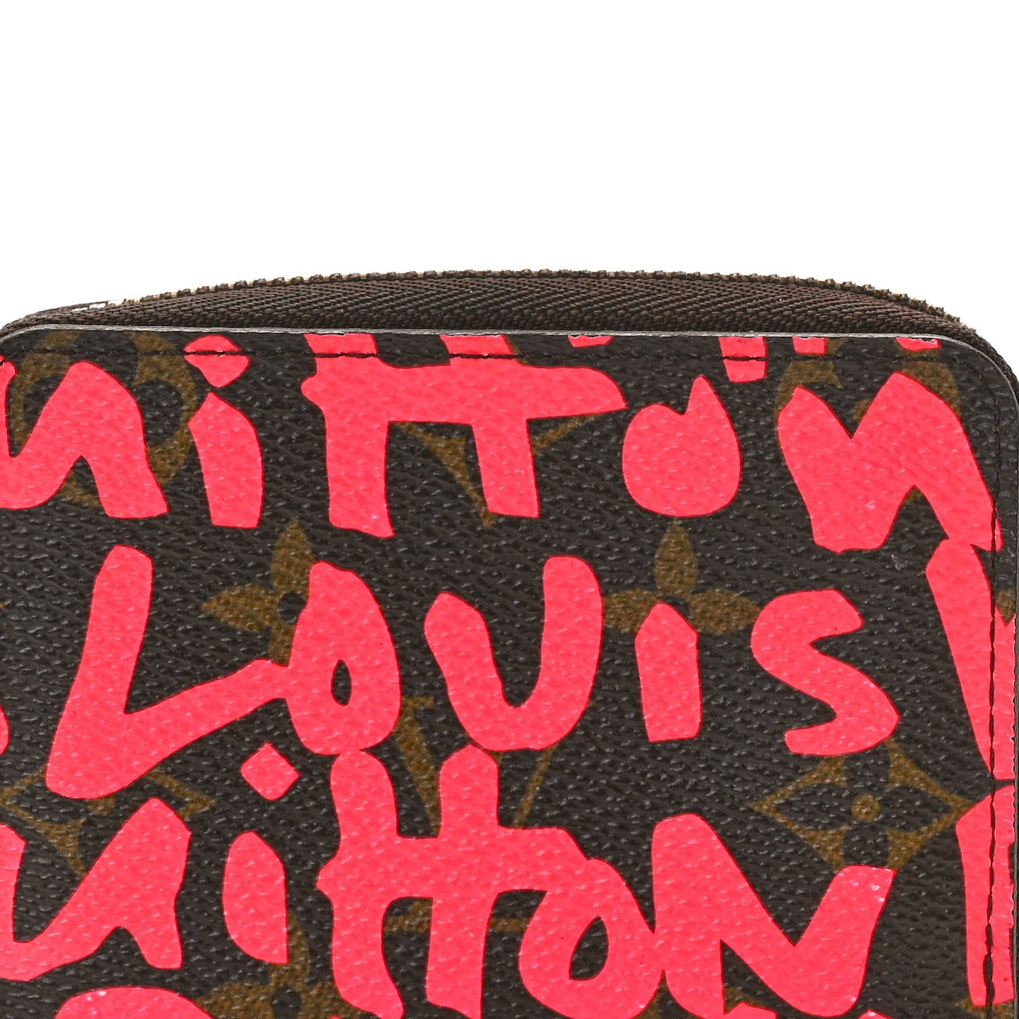 Monogram Graffiti Zippy Coin Purse Fuchsia