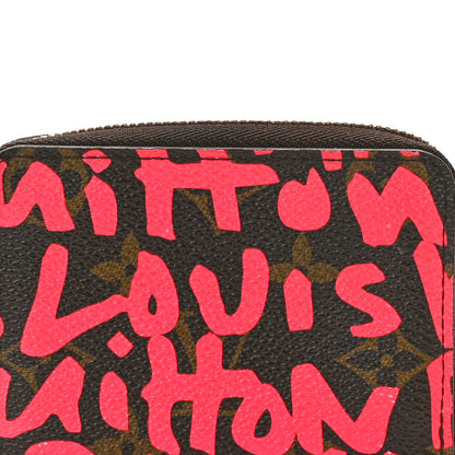 Louis Vuitton Monogram Graffiti Zippy Coin Purse Fuchsia 7 of 9